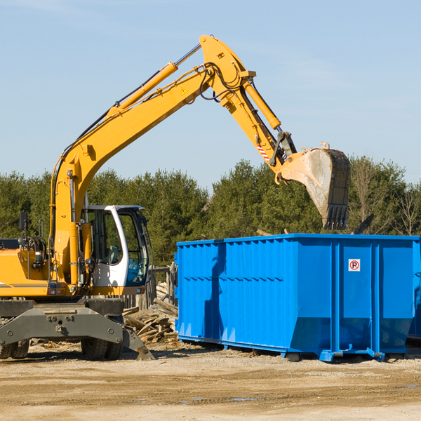 is there a minimum or maximum amount of waste i can put in a residential dumpster in Wanblee South Dakota